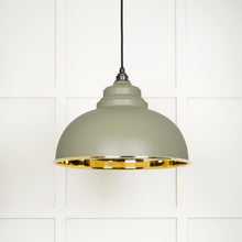 Load image into Gallery viewer, 49522TU Smooth Brass Harborne Pendant in Tump
