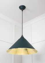 Load image into Gallery viewer, 49523DI Hammered Brass Hockley Pendant in Dingle
