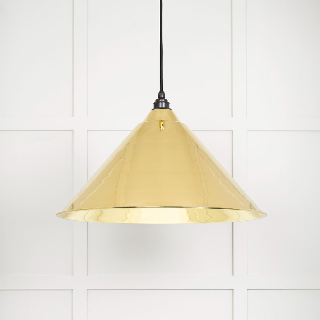 49524 Smooth Brass Hockley Pendant