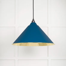 Load image into Gallery viewer, 49524U Smooth Brass Hockley Pendant in Upstream
