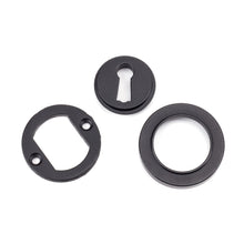 Load image into Gallery viewer, 49536 Matt Black Round Escutcheon (Plain)
