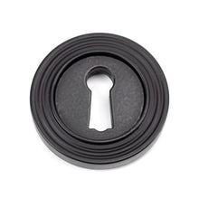 Load image into Gallery viewer, 49538 Matt Black Round Escutcheon (Beehive)
