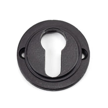 Load image into Gallery viewer, 49543 Matt Black Round Euro Escutcheon (Square)
