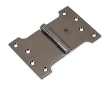 Load image into Gallery viewer, 49562 Aged Bronze 4&quot; x 4&quot; x 6&quot;  Parliament Hinge (pair) ss
