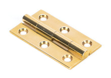 Load image into Gallery viewer, 49580 Polished Brass 2&quot; Butt Hinge (pair)
