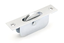 Load image into Gallery viewer, 49588 Satin Chrome Square Ended Sash Pulley 75kg
