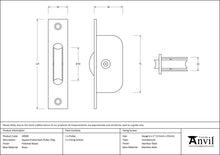 Load image into Gallery viewer, 49589 Polished Nickel Square Ended Sash Pulley 75kg
