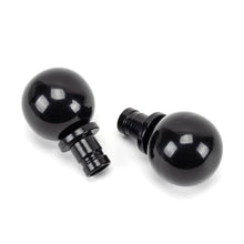 Load image into Gallery viewer, 49899 Black Ball Curtain Finial (pair)

