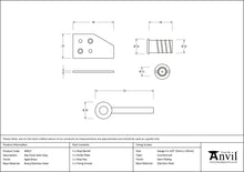 Load image into Gallery viewer, 49917 Aged Brass Key-Flush Sash Stop
