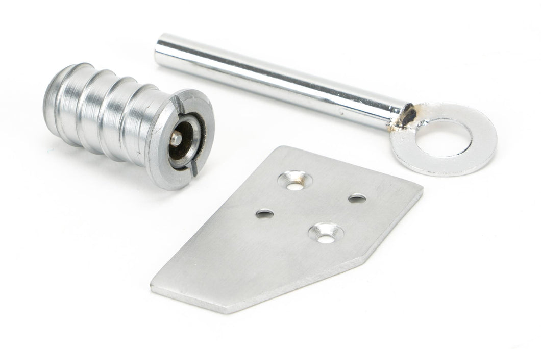 49919 Satin Chrome Key-Flush Sash Stop