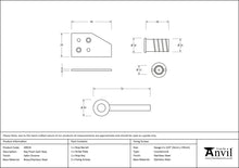 Load image into Gallery viewer, 49919 Satin Chrome Key-Flush Sash Stop
