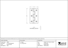 Load image into Gallery viewer, 49926 Polished Nickel 2.5&quot; Butt Hinge (pair)
