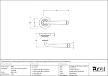 Load image into Gallery viewer, 49945 Aged Brass Avon Round Lever on Rose Set (Plain) - Unsprung
