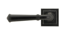 Load image into Gallery viewer, 49976 External Beeswax Regency Lever on Rose Set (Square) - Unsprung
