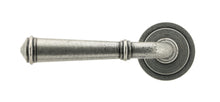 Load image into Gallery viewer, 49978 Pewter Regency Lever on Rose Set (Art Deco) - Unsprung
