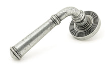 Load image into Gallery viewer, 49979 Pewter Regency Lever on Rose Set (Beehive) - Unsprung
