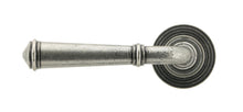 Load image into Gallery viewer, 49979 Pewter Regency Lever on Rose Set (Beehive) - Unsprung
