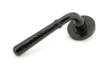 Load image into Gallery viewer, 49981 Black Hammered Newbury Lever on Rose Set (Plain) - Unsprung
