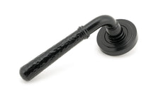 Load image into Gallery viewer, 49982 Black Hammered Newbury Lever on Rose Set (Art Deco) - Unsprung
