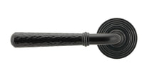 Load image into Gallery viewer, 49983 Black Hammered Newbury Lever on Rose Set (Beehive) - Unsprung
