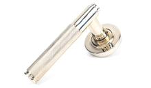 Load image into Gallery viewer, 50001 Polished Nickel Brompton Lever on Rose Set (Plain) - Unsprung
