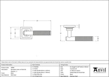 Load image into Gallery viewer, 50008 Black Brompton Lever on Rose Set (Square) - Unsprung
