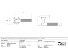 Load image into Gallery viewer, 50010 Matt Black Brompton Lever on Rose Set (Art Deco) - Unsprung
