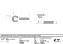 Load image into Gallery viewer, 50011 Matt Black Brompton Lever on Rose Set (Beehive) - Unsprung
