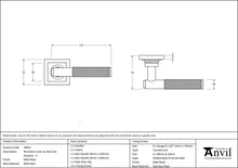 Load image into Gallery viewer, 50012 Matt Black Brompton Lever on Rose Set (Square) - Unsprung
