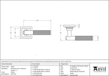 Load image into Gallery viewer, 50016 Pewter Brompton Lever on Rose Set (Square) - Unsprung
