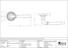 Load image into Gallery viewer, 50019 Aged Brass Newbury Lever on Rose Set (Beehive) - Unsprung
