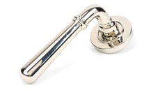 Load image into Gallery viewer, 50025 Polished Nickel Newbury Lever on Rose Set (Plain) - Unsprung
