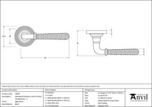 Load image into Gallery viewer, 50039 Aged Brass Hammered Newbury Lever on Rose Set (Beehive) - Unsprung
