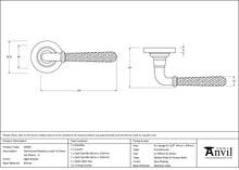 Load image into Gallery viewer, 50049 Aged Bronze Hammered Newbury Lever on Rose Set (Plain) - Unsprung
