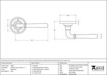 Load image into Gallery viewer, 50091 Aged Brass Newbury Lever on Rose Set - Unsprung
