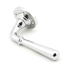 Load image into Gallery viewer, 50093 Polished Chrome Newbury Lever on Rose Set - Unsprung
