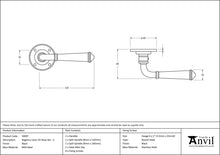 Load image into Gallery viewer, 50097 Black Regency Lever on Rose Set - Unsprung
