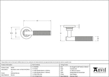 Load image into Gallery viewer, 50103 Polished Bronze Brompton Lever on Rose Set (Plain) - Unsprung
