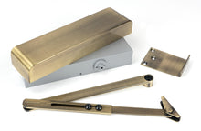 Load image into Gallery viewer, 50107 Aged Brass Size 2-5 Door Closer &amp; Cover
