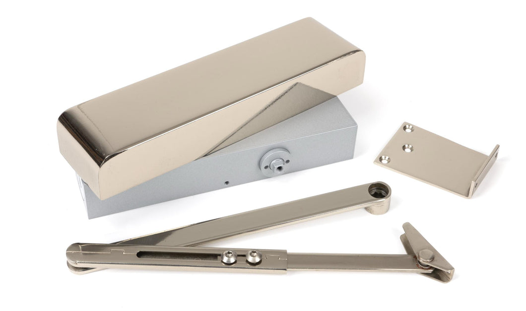50111 Polished Nickel Size 2-5 Door Closer & Cover