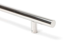 Load image into Gallery viewer, 50240 Polished SS (316) 0.6m T Bar Handle Bolt Fix 32mm Ø
