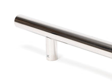 Load image into Gallery viewer, 50240 Polished SS (316) 0.6m T Bar Handle Bolt Fix 32mm Ø
