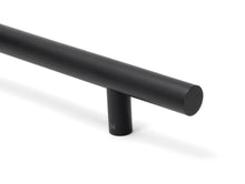 Load image into Gallery viewer, 50255 Matt Black SS (316) 0.6m T Bar Handle Bolt Fix 32mm Ø
