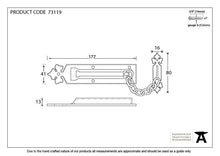 Load image into Gallery viewer, 73119 Beeswax Door Chain
