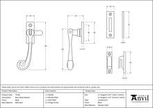 Load image into Gallery viewer, 73138 Black Rosehead Fastener
