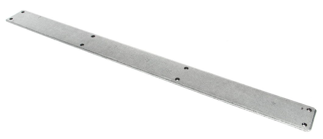 73176 Pewter 800mm Plain Fingerplate