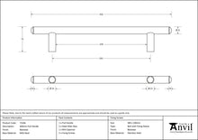 Load image into Gallery viewer, 73186 Beeswax 400mm Pull Handle
