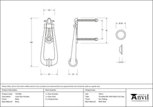 Load image into Gallery viewer, 73379M Black Loop Door Knocker
