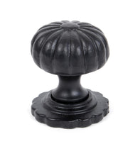 Load image into Gallery viewer, 83507 Black Flower Cabinet Knob - Small
