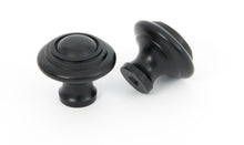 Load image into Gallery viewer, 83511 Black Ringed Cabinet Knob - Small
